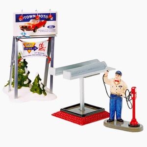 Bundle Of 2 Department 56 Quality Service At Ford And Uptown Motors